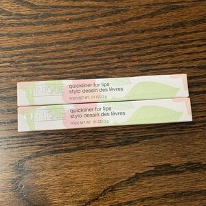 Set of 2 New Clinique Quickliner for Lips Bing Cherry 0.3G
